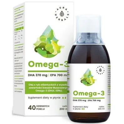 Aura Herbals Omega-3 Suplement diety 200 ml