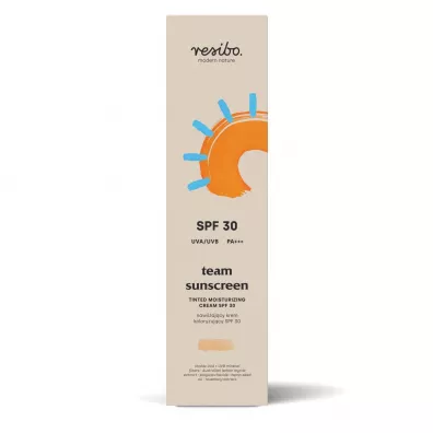 Resibo Team Sunscreen nawilżający krem koloryzujący SPF 30 40 ml Resibo Team Sunscreen nawilżający krem koloryzujący SPF 30 40 ml