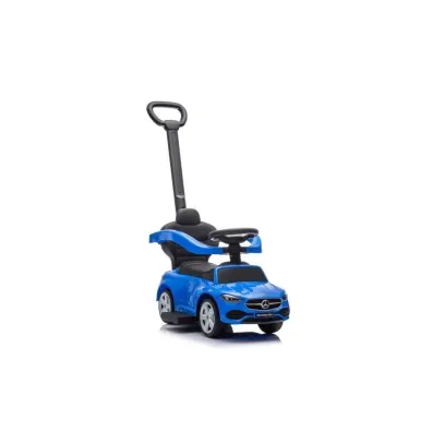 Je�dzik z pchaczem Mercedes 3w1 niebieski LeanToys