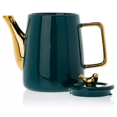 HowHomely Serwis kawowy Noah Green Gold