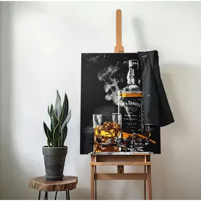 Malowanie po numerach. Jack Daniels 40 x 50 cm