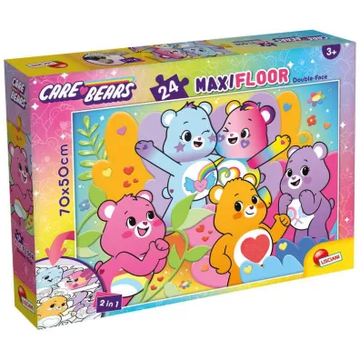 Troskliwe misie puzzle dwustronne pod�ogowe 24el Lisciani