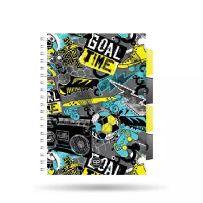 CoolPack Ko�ozeszyt A5 PP Goal Time kratka 100 kartek