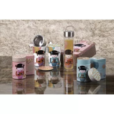 Eigenart Kubek z zaparzaczem TeaEve New Little Geisha Rose 80043 350 ml