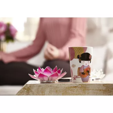 Eigenart Kubek z zaparzaczem TeaEve New Little Geisha Rose 80043 350 ml