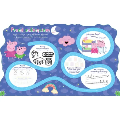 Peppa Pig. Przyjaciele z bajki. Noc i dzie�