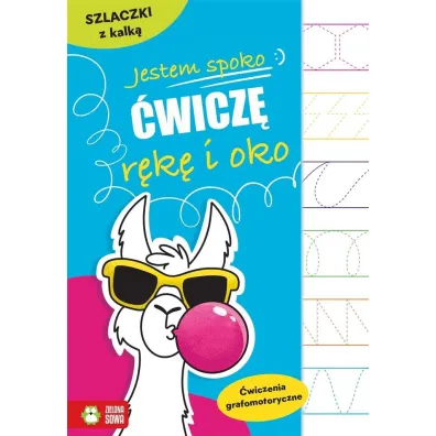 Szlaczki z kalk�. �wiczenia grafomotoryczne. Jestem spoko. �wicz� r�k� i oko - Ewelina Protasewicz