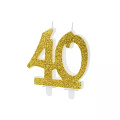 PartyDeco wieczka urodzinowa 40 7.5cm