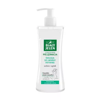 Bia�y Jele� Codzienna Piel�gnacja emulsja do higieny intymnej Sza�wia & Og�rek 265 ml