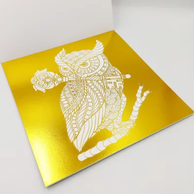 Obrazki metaliczne gold/silver