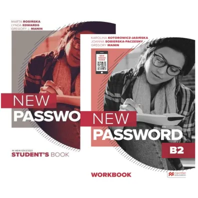 Pakiet New Password B2. Ksi��ka ucznia i Zeszyt �wicze� papierowa + wersja cyfrowa + On-the-Go Practice w aplikacji MEE