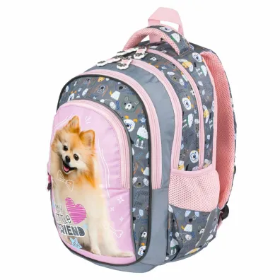 St. Majewski Plecak 4-komorowy Sweet Pomeranian