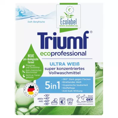 Triumf Ekologiczny Proszek do prania tkanin biaych 30 Pra 1.8 kg