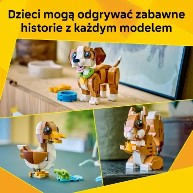 LEGO Creator Urocze zwierz�tka: psotny szczeniaczek 31382