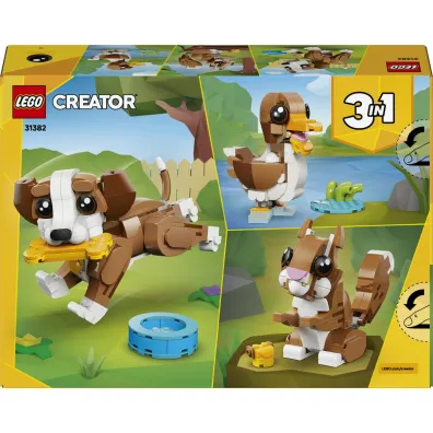 LEGO Creator Urocze zwierz�tka: psotny szczeniaczek 31382