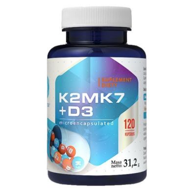 Hepatica K2MK7+D3 - suplement diety 120 kaps.