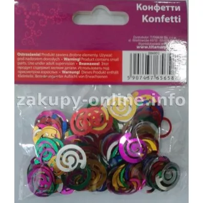 Titanum Konfetti spiralki 14 g