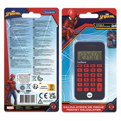Kalkulator kieszonkowy Spider-Man z os�on� ochronn� C45SP