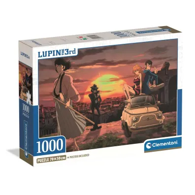 Puzzle 1000 el. Compact Lupin III Clementoni