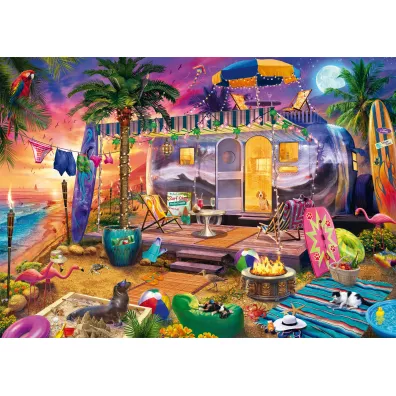 Puzzle 1000 el. PQ Jeff Haynie Mobilny domek na pla�y Schmidt