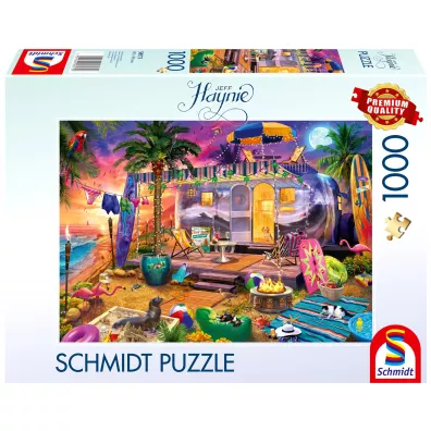 Puzzle 1000 el. PQ Jeff Haynie Mobilny domek na pla�y Schmidt