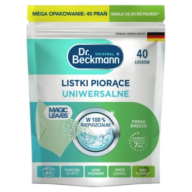 Dr. Beckmann Magic Leaves Listki pior�ce Fresh Breeze - uniwersalne 40 szt.