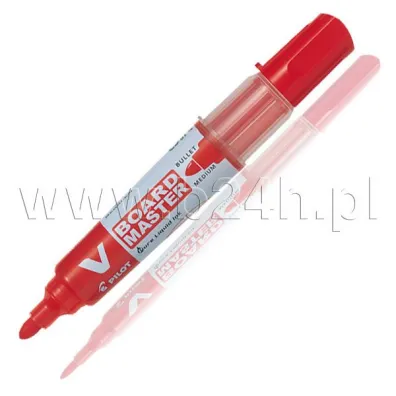 Pilot Marker V-Board Master Medium czerwony