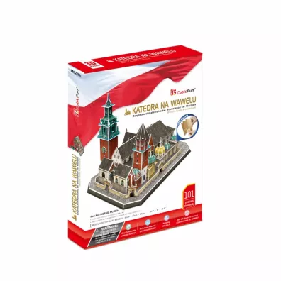 Puzzle 3D 101 el. Katedra na Wawelu. Zestaw XL Cubic Fun