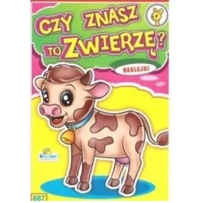 Kolorowanka z naklejkami. Czy znasz to zwierz�? Cielaczek