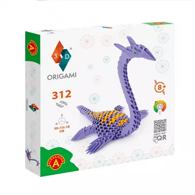 Origami 3D. Plezjozaur Alexander