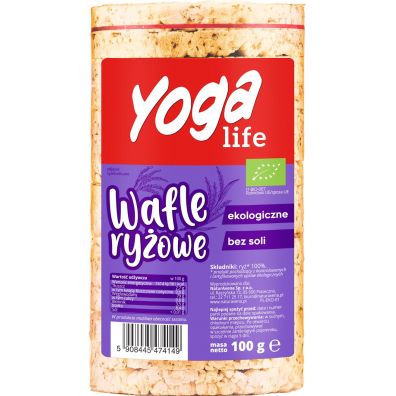 Yoga Life Wafle ryżowe bez soli 100 g Bio
