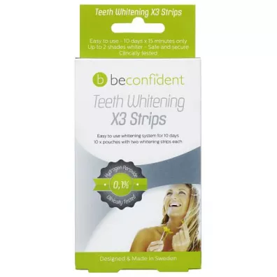 BeConfident Paski wybielaj�ce z�by X3 10�dni 20 szt.