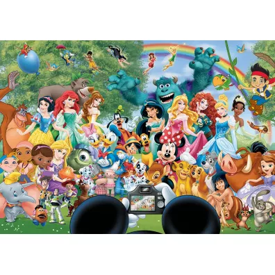 Puzzle 1000 el. Cudowny �wiat Walta Disney'a Educa
