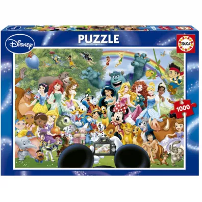 Puzzle 1000 el. Cudowny �wiat Walta Disney'a Educa