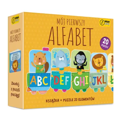 Puzzle 20 el. M�j pierwszy alfabet + ksi��ka Wilga Play