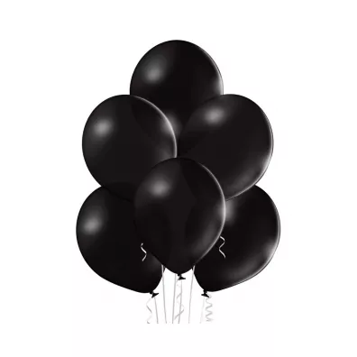 Godan Balony pastelowe czarne 30cm