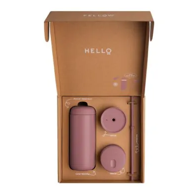 Fellow Carter Move Mug 3 w 1 Kubek termiczny + 3 nakr�tki Pudrowy r�owy 473 ml