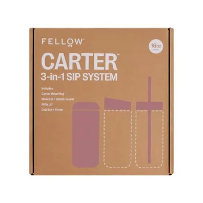 Fellow Carter Move Mug 3 w 1 Kubek termiczny + 3 nakr�tki Pudrowy r�owy 473 ml