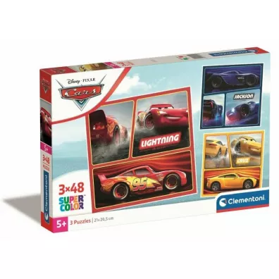 Puzzle 3x48 Super Kolor Cars Clementoni
