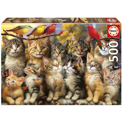Puzzle 500 Koci�ta i Ptaki 113395 Educa
