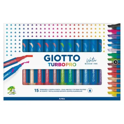 Fila Zestaw marker�w Giotto Turbo Pro 15 szt.