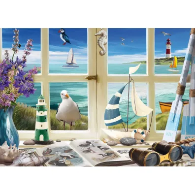 Puzzle 1000 Okno na morze Schmidt