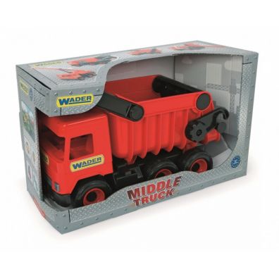 Middle truck - Wywrotka czerwona Wader