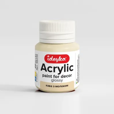 Ideyka Farba akrylowa Kawa z mlekiem 20ml