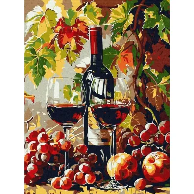 Ideyka Malowanie po numerach - Jesienne wino 30x40cm