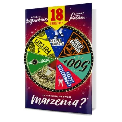 Pan Dragon Karnet B6 Urodziny 18