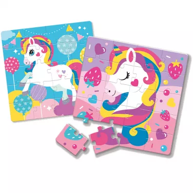 Puzzle magnetyczne 20 el. Jednoroec Askato