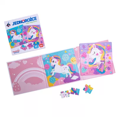 Puzzle magnetyczne 20 el. Jednoroec Askato