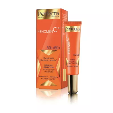Perfecta Krem pod oczy i na powieki Fenomen C Rozja�nienie Likwidacja Work�w Redukcja Zmarszczek 50+/60+ 15 ml