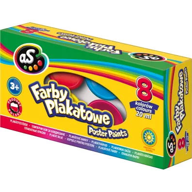Astra Farby plakatowe 8 x 20 ml